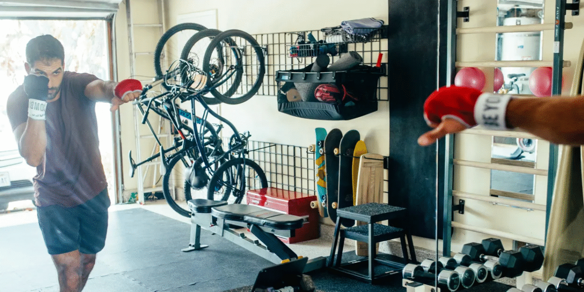 How to Turn Your Garage into a Mini Home Gym for Boxing